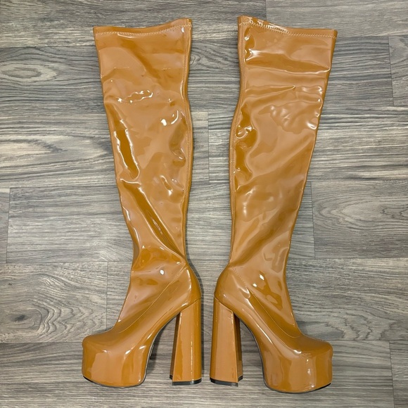 Lemon drop by privileged sky high platform boots - Picture 4 of 10